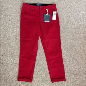 Democracy Red Ankle Jeans